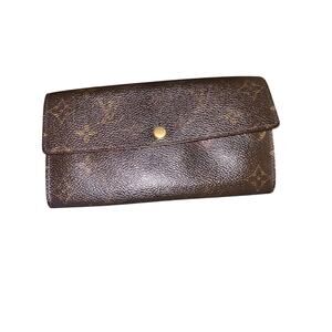 Louis Vuitton Monogram Sarah Long Wallet Women’s Vintage